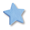 689AZ Ручка кнопка детская, звезда синяя